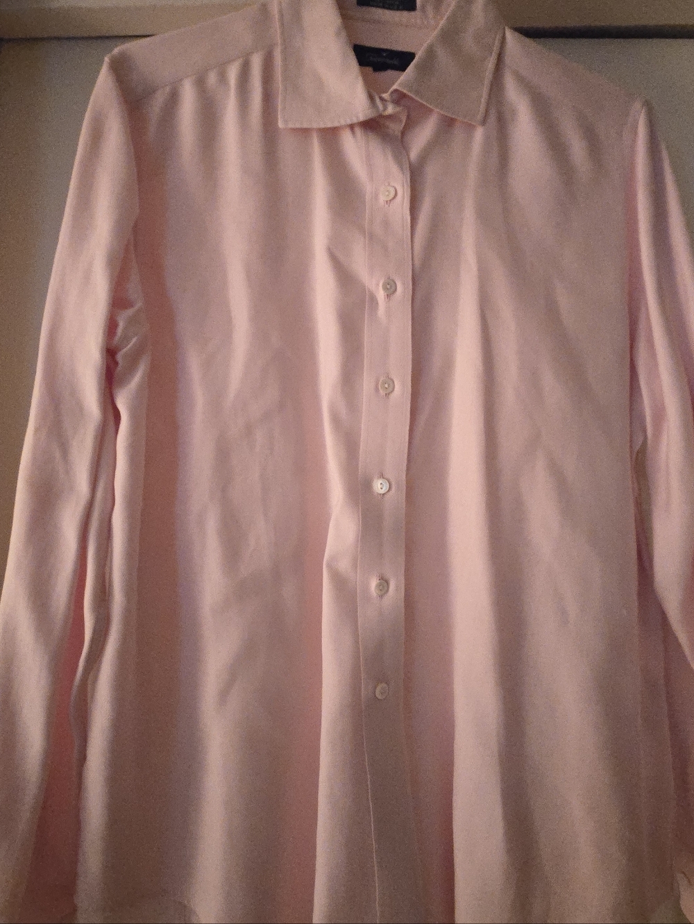 Facoonable Light Pink Classic Button-Up Shirt